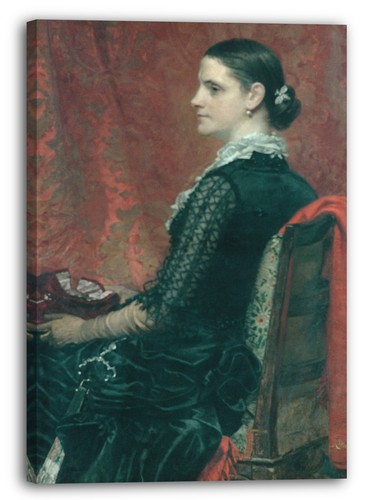 Kunstdruck thomas hicks frau - hicks,