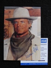 Terence hill signed autogramm - terence,
