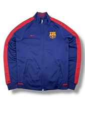 Nike FC Barcelona Track Jacket – Marineblau mit Roten Streifen – Herren L