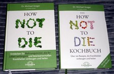 How not to Die + How not to Die Kochbuch von Dr. Michael Greger HC