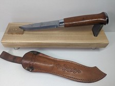 Finnenmesser Finnland mit Lederscheide Angelmesser Messer