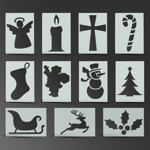 Weihnachtsschablone xmas santa - weihnachtsschablone,