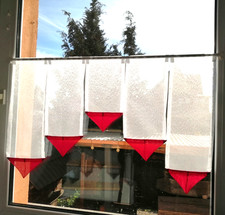 Scheibengardinen Fenster  80cm