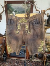 Herren kurze Lederhose