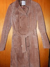 MANGO Leder - Mantel - EUR: L - echtes Leder