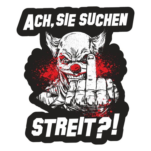 Aufkleber ach sie suchen - ach,