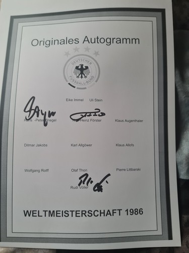Unikat orignale autogramme - orignale,