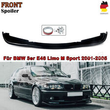 Spoilerlippe für BMW 3er E46 Limo Touring LCI Frontspoiler Schwert M Paket glanz