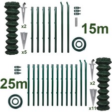Maschendrahtzaun mit Pfosten
