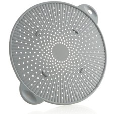 2x Silikon Spritzschutzdeckel für Töpfe und Pfannen - Dampfdeckel gegen Öl-,