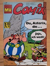 MV Comix Nr.1 vom 3.1.1972 mit Asterix, Isnogud, Dan Cooper, Elodie D´Avray TOP