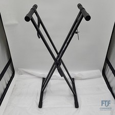 RockJam Xfinity Doublebraced Pre Assembled Keyboard Stand with Locking Straps