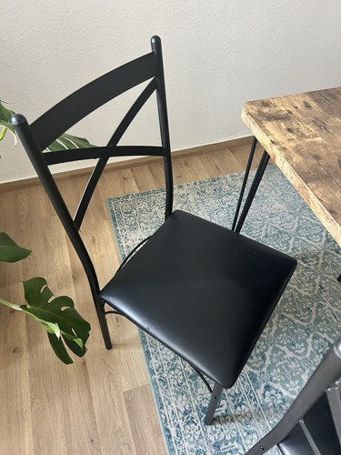 Holztisch mit stühlen - holztisch,