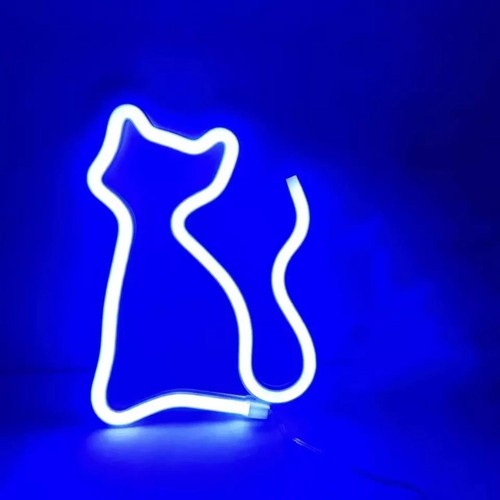 Neon led schild - schild, nacht