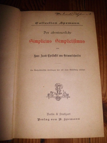 Der abenteuerliche simplicius - abenteuerliche,