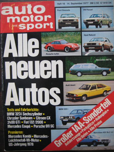 Auto motor und sport heft - auto,