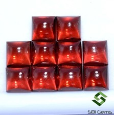 Natürlich Red Garnet Quadrat