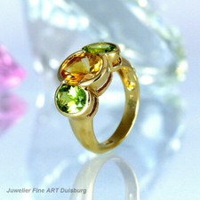 Ring in 585/- Gelbgold, 1