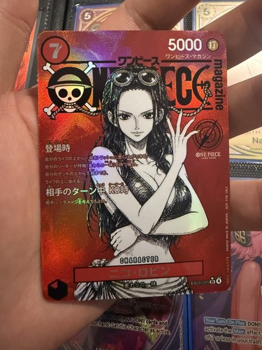 Custom one piece tcg nico - one,