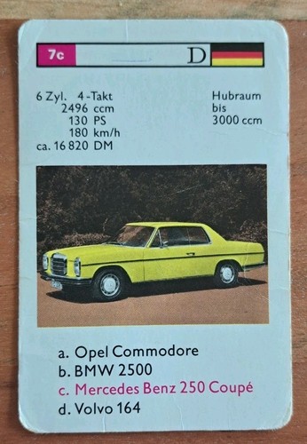 Mercedes benz 250 coupé 7c - 250,