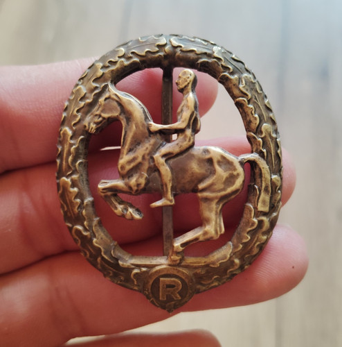 Reiterabzeichen bronze - reiterabzeichen,