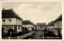 Ak Leubnitz Werdau in Sachsen, Eisenbahnersiedlung - 10852301