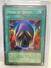 Yugioh Mask of Dispel LON-017 Super Rare Labyrinth of Nightmare EN Fehldruck
