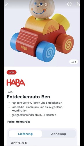 Haba entdeckerauto ben - haba,