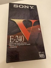 VHS Videokassette "Sony E-240