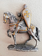 Zinn Ritter auf Pferd Ritterfigur Zinnfigur Deko Veronese von 2006 massiv Selten