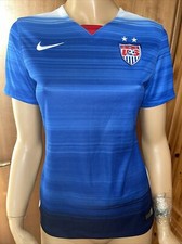 USA Team Nike 2015 Damen blau Fußball Football Trikot Shirt Gr. Small