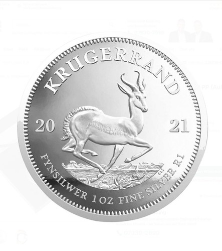 Unze silber krügerrand 2021 - silber,
