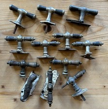 12 antike Fenstergriffe Jugendstil Fensteroliven Griff Fensterwirbel 1900 Oliven