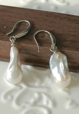 Paar elegante Ohrringe mit