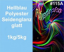 PULVERLACK Beschichtungspulver Pulverbeschichtung Lackierpulver blau Hellblau