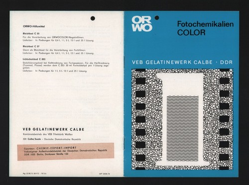 Calbe saale prospekt 1974 - prospekt,