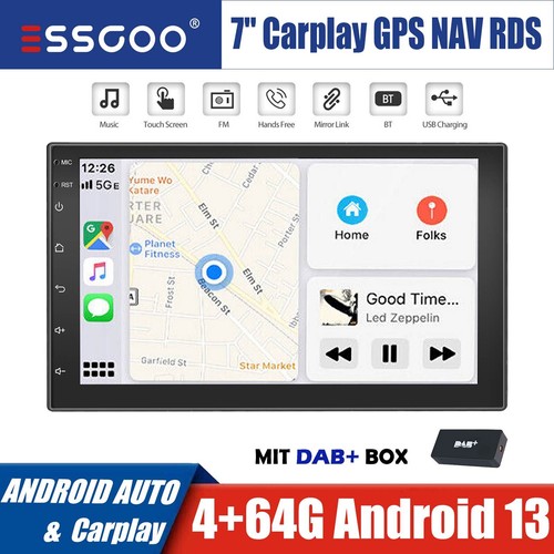 Doppel din 64g dab carplay - 4+64g, dab+