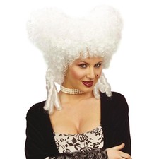 Edle Damenperücke Weiß
