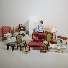 Gemischtes Vintage Puppenhaus