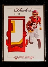 Panini Flawless Football 2021?Antonio Gibson Washington 3Col Memo/15?✅️?⭐️