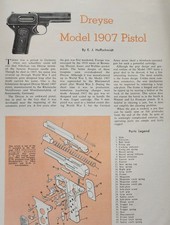 Dreyse pistol gun magazine - pistol,