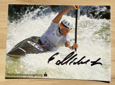 Elisabeth Micheler original signierte Autogrammkarte Ak Kanuslalom OS 1992 WM 91