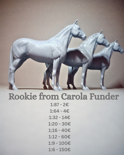 Resin warmblood modelhorse - resin,