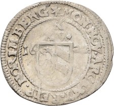 Nürnberg 15 Kreuzer 1622 Kipperkreuzer  2,9 g Original Münze #MLS97