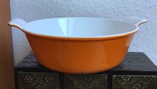 DESCOWARE Orangefarbene Auflaufform Gewicht 1527 Gramm! Belgium FE Gusseisen