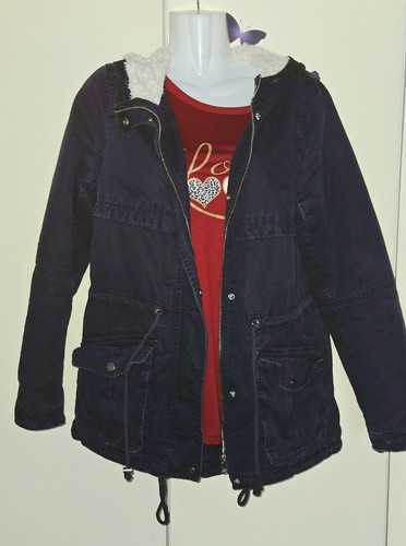 Jacke parka mit teddyfell - mit,