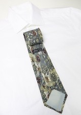 Mitras Tie Herren Einheitsgröße Spitz Klassische Gemustert Aufdruck Mehrfarbig