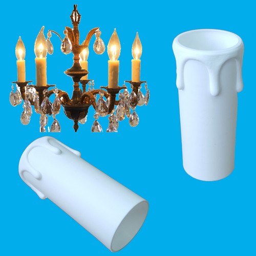 Weißer drip kerzenmuffe - weißer, drip-kerzenmuffe