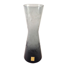 Vintage Rauchglas Vase 50er