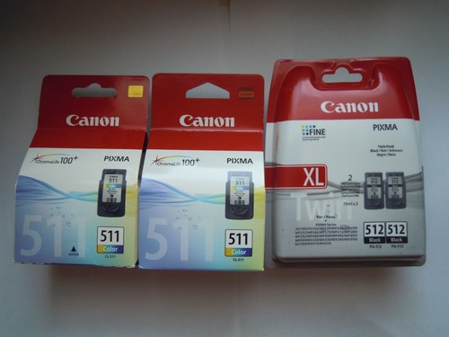 Canon pg512 schwarz und 2x - schwarz,